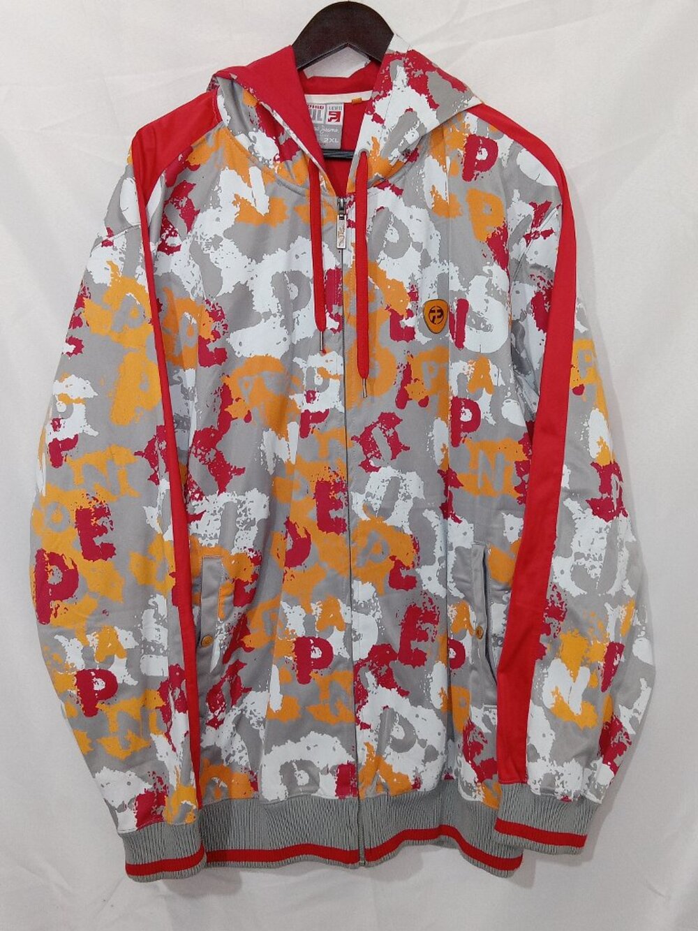 Vintage Y2K Pepe Jeans London Full Zip Hoodie Mens 2XL Graffiti Streetwear